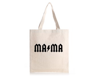 Mama Canvas Tote Bag - Reusable Grocery Bag
