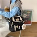 Flower Multiple Style Canvas Backpack Shoulder Bag For Women Fashion Travel School Tote Bag Korean Japanese Kawaii Cute