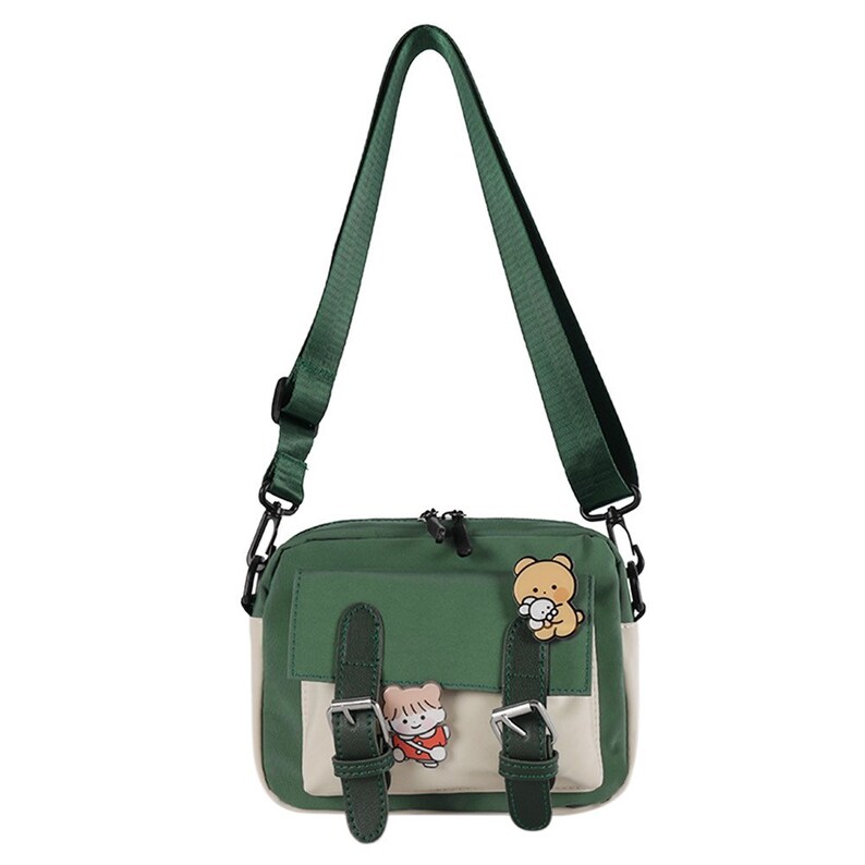 Kawaii Crossbody Bag Cute Casual Satchel Girls Zipper Shoulder Etsy