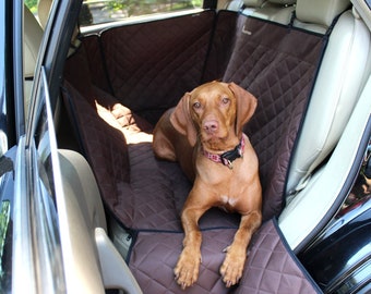 Waterproof Quilted Dog Car Seat Cover with Door Protection