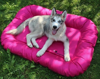 Large dog bed in durable waterproof fabric | Outdoor dog bed | Washable dog bed with removable cover | Dog bed cushion | Durable dog beds