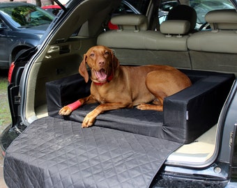 Black Dog Car Seat for Suv Cargo | Dog travel seat | Dog bed Car seat | Dog Travel bed for car