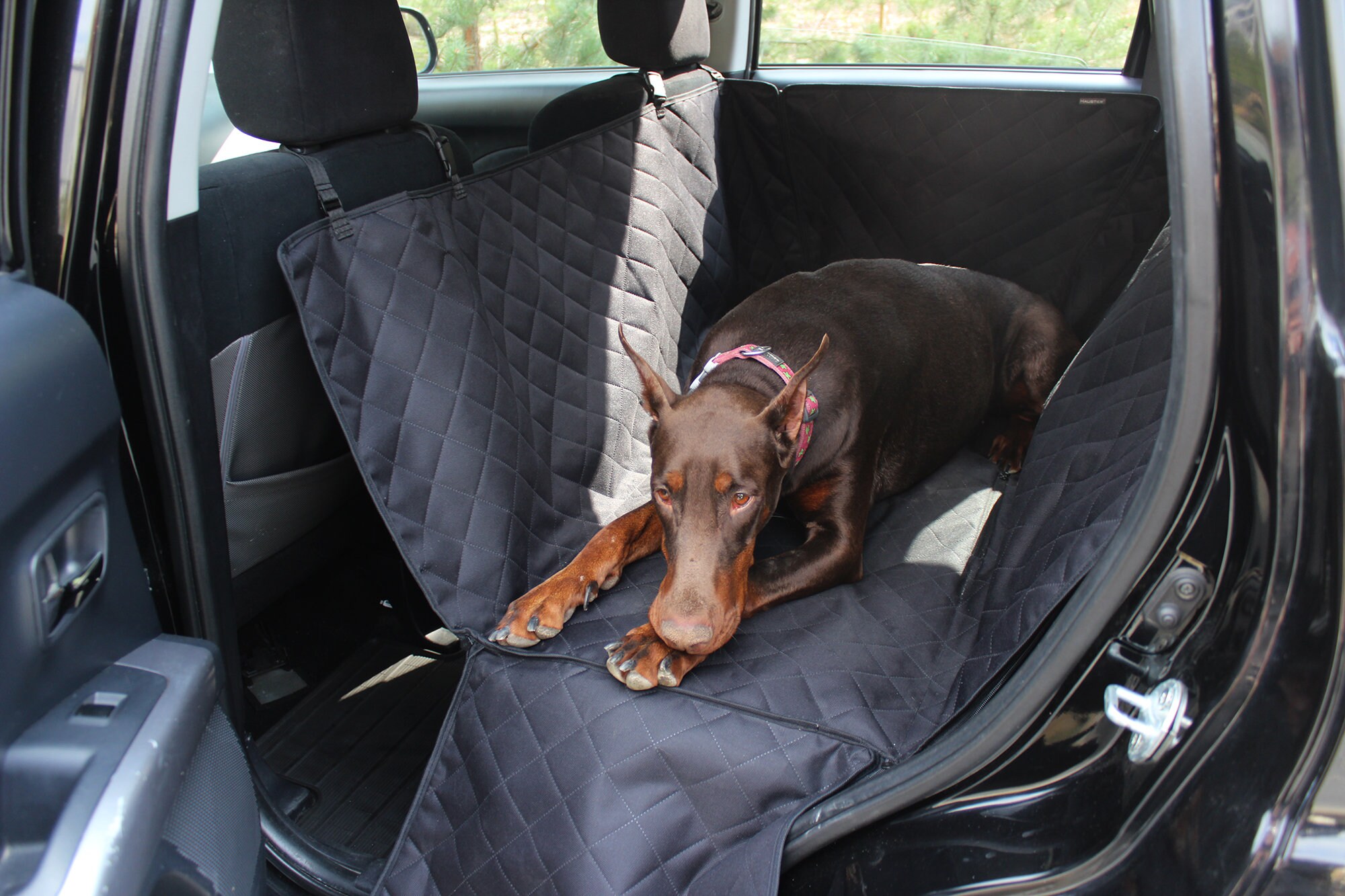 Quilted Dog Car seat cover with door protection Bilateral Etsy