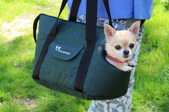 Trasportino per animali verde / Borsa per il trasporto di cani di piccola  taglia / Elegante borsa per