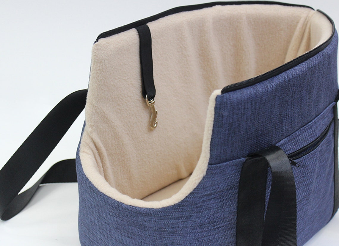 Denim Carrying Bag for Dog Stylish Puppy Carry Bag Small Etsy