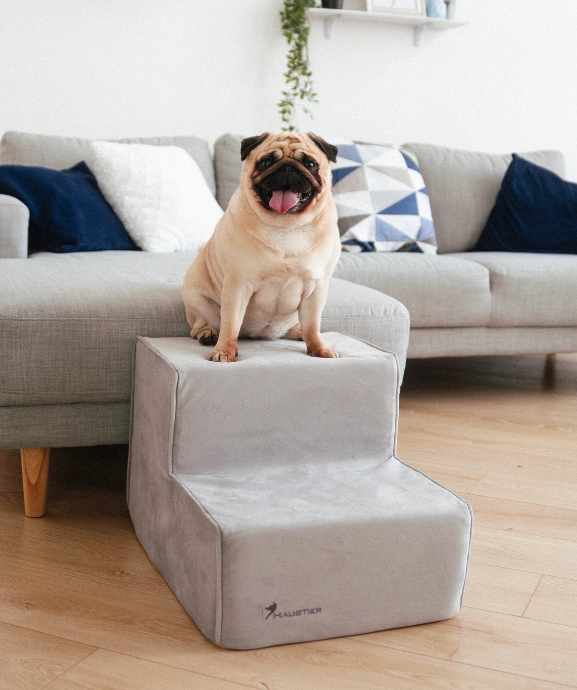 Dog stairs on 2 steps Foam pet Steps for small dogs Puppy Etsy