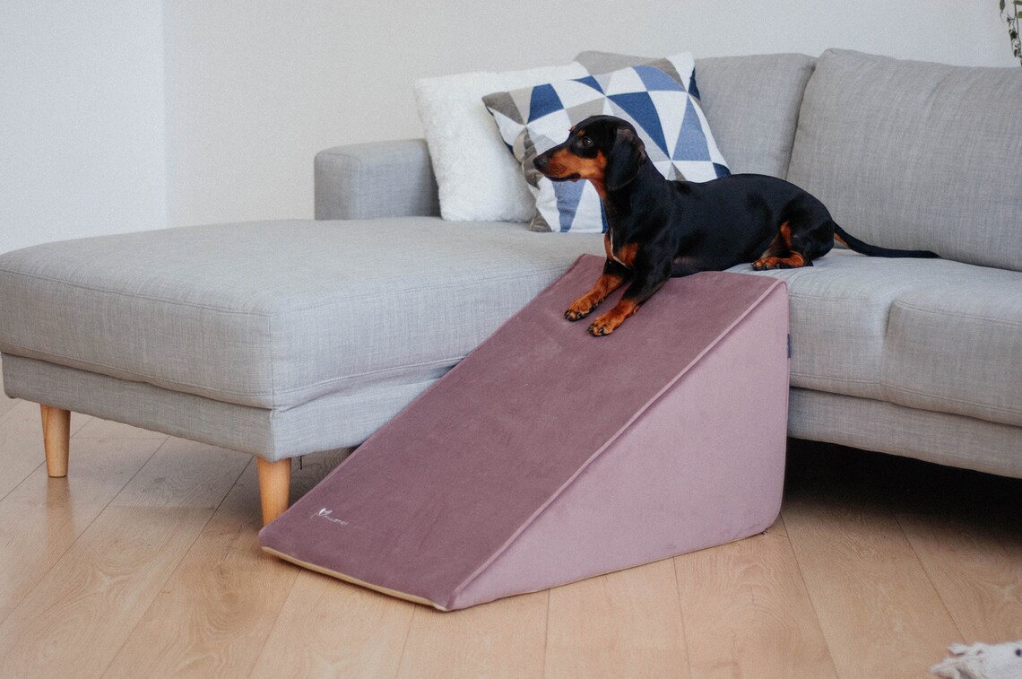 Foam dog ramp for bed Ramps for dachshunds Dog ramp for Etsy