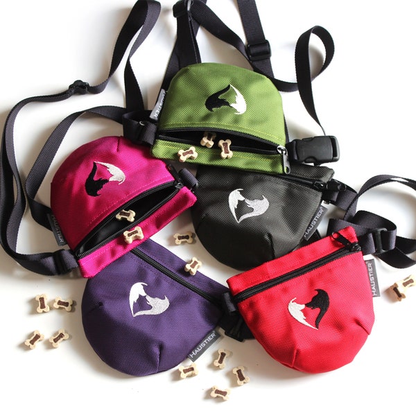 Waterproof Dog treat bag | Dog training treat pouch | Dog treat bum bag | Puppy treat pouch | Waist dog treat holder