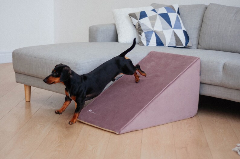 Foam dog ramp for bed Ramps for dachshunds Dog ramp for Etsy