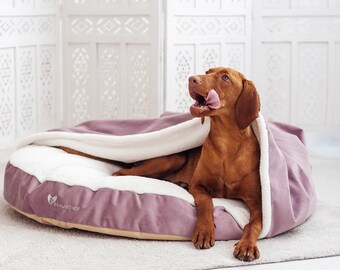 cuddle cave dog bed