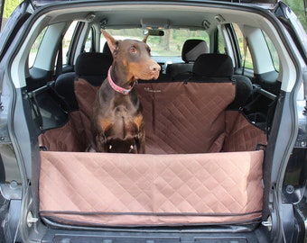 Waterproof Dog Car Trunk Hammock: Quilted Bumper Protection