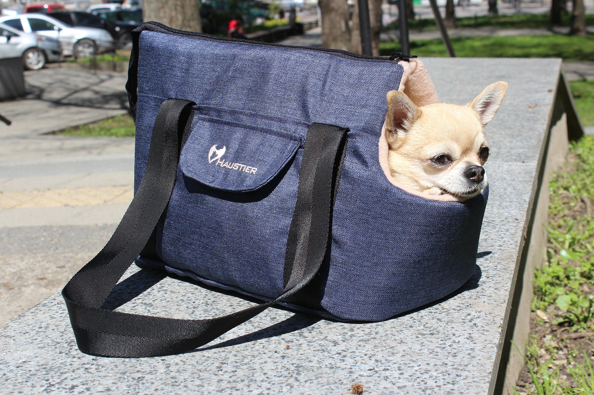 Denim Carrying Bag for Dog Stylish Puppy Carry Bag Small Etsy