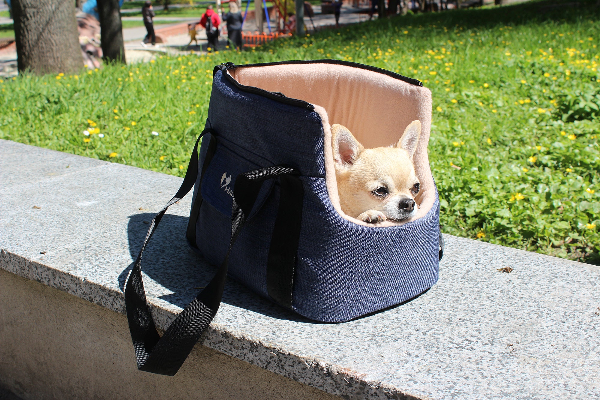 Denim Carrying Bag for Dog Stylish Puppy Carry Bag Small Etsy