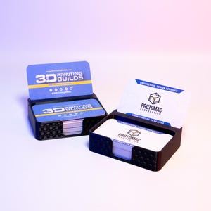 Hexagon Pattern Business Card Holder