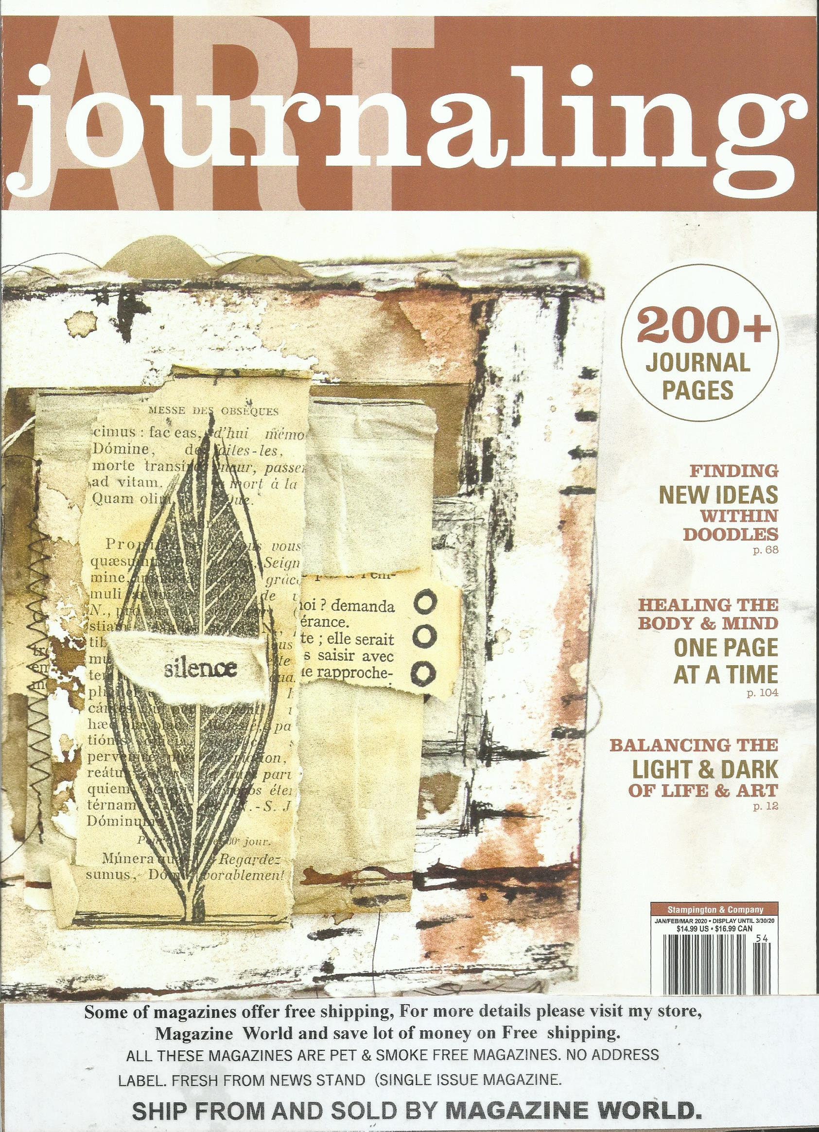 Art Journaling Magazine Finding New Ideas January / Etsy