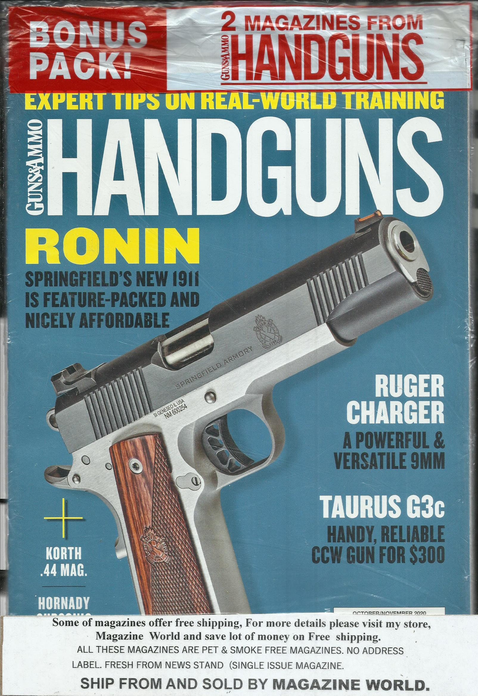 Guns & Ammo Handguns Magazine Bonus Pack 2 Magazines Etsy UK