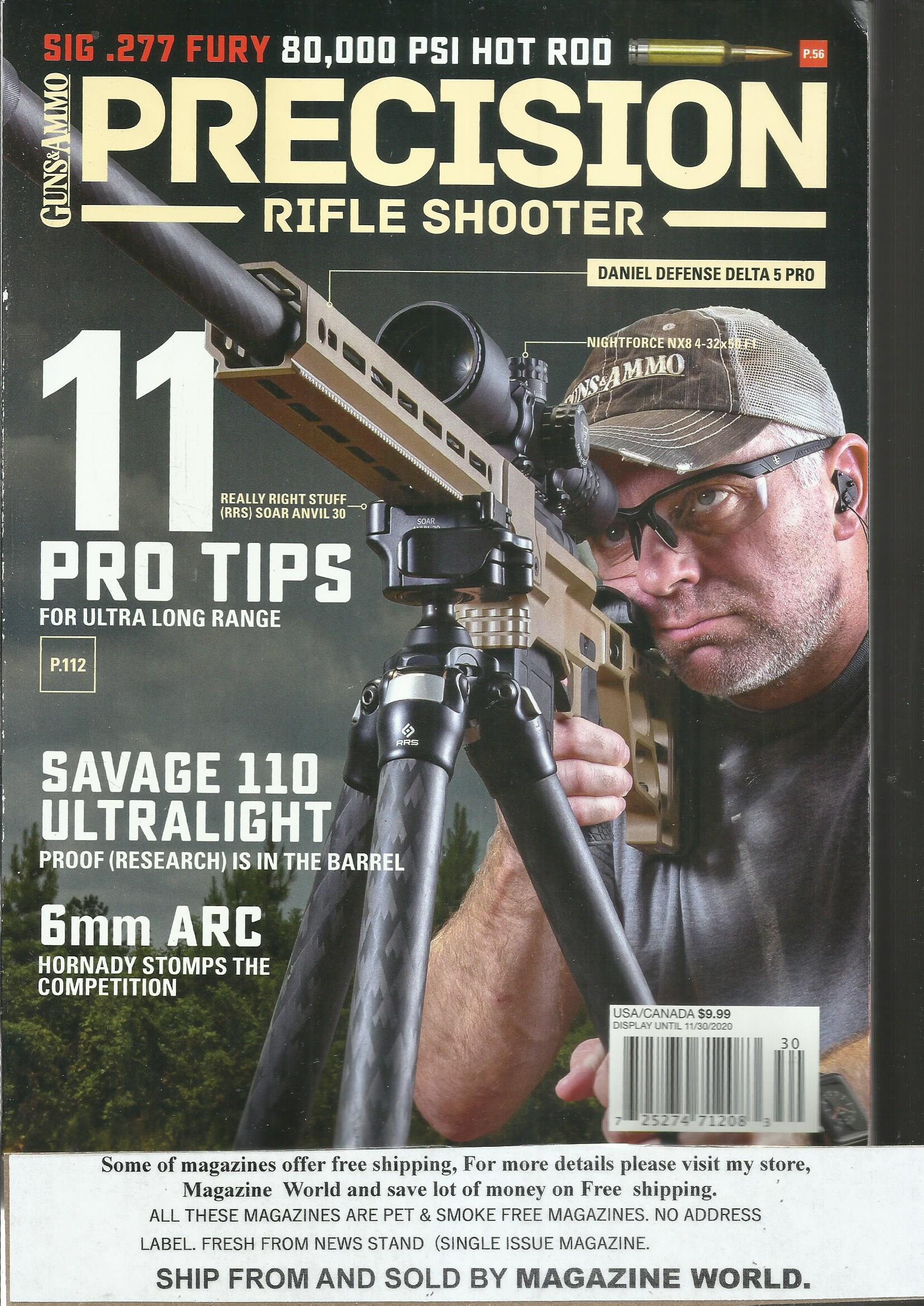 Guns & Ammo Magazine Precision Rifle Shooter Issue 2020 Etsy