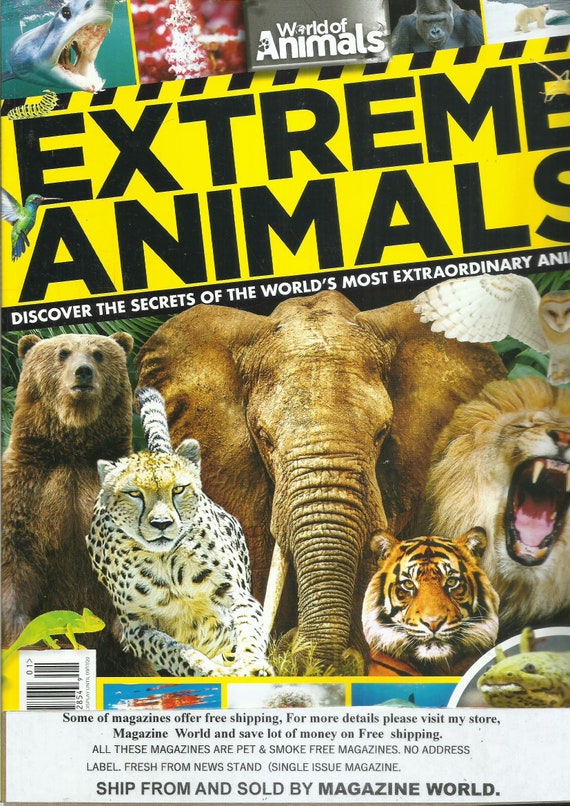 World of Animals Magazine Extreme Animals. I Ssue 2020 - Etsy Australia World of Animals Magazine Extreme Animals. I Ssue 2020 - Etsy Australia