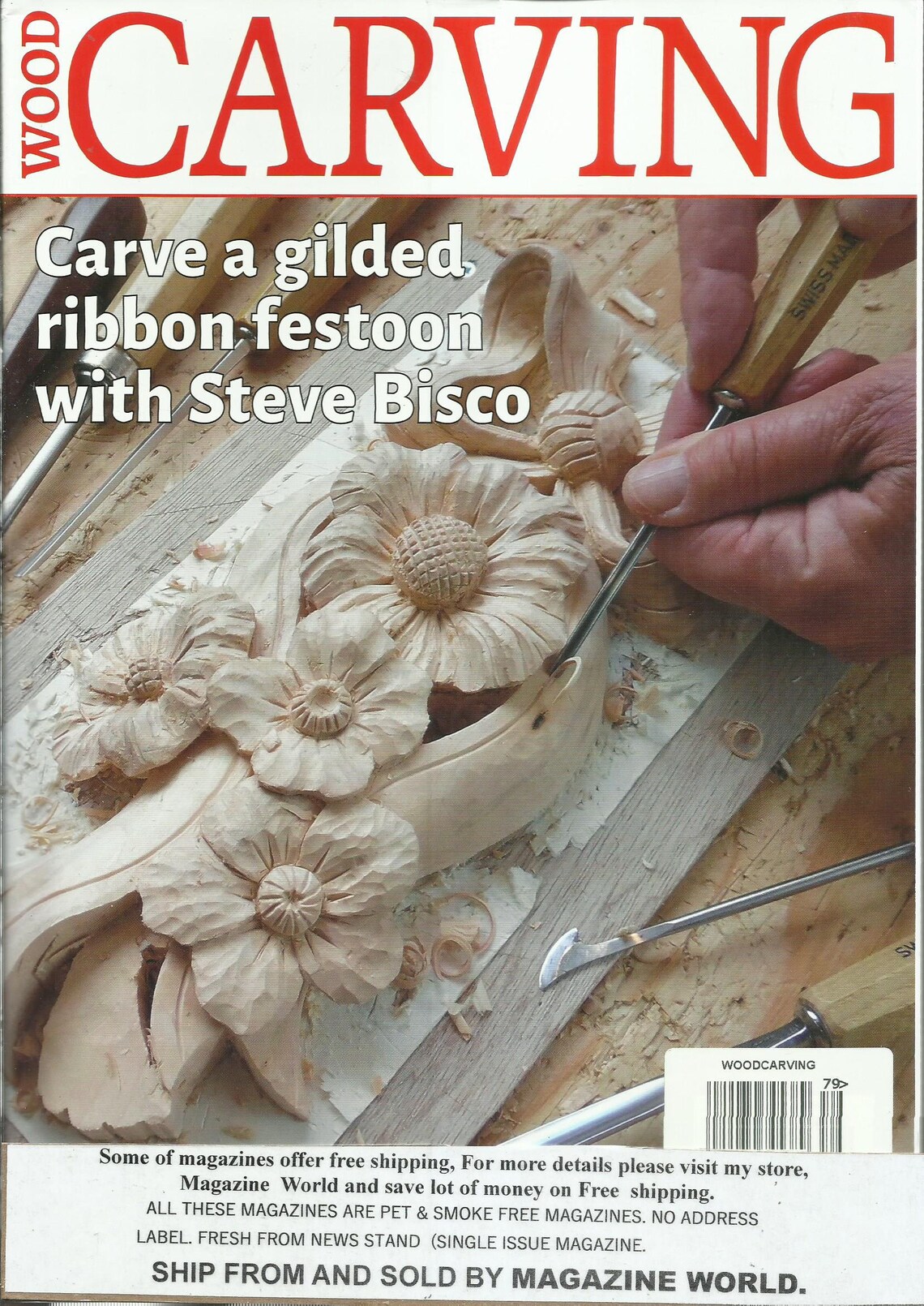 Wood Carving Magazine Carve a Ribbon Festoon With Steve Bisco Etsy