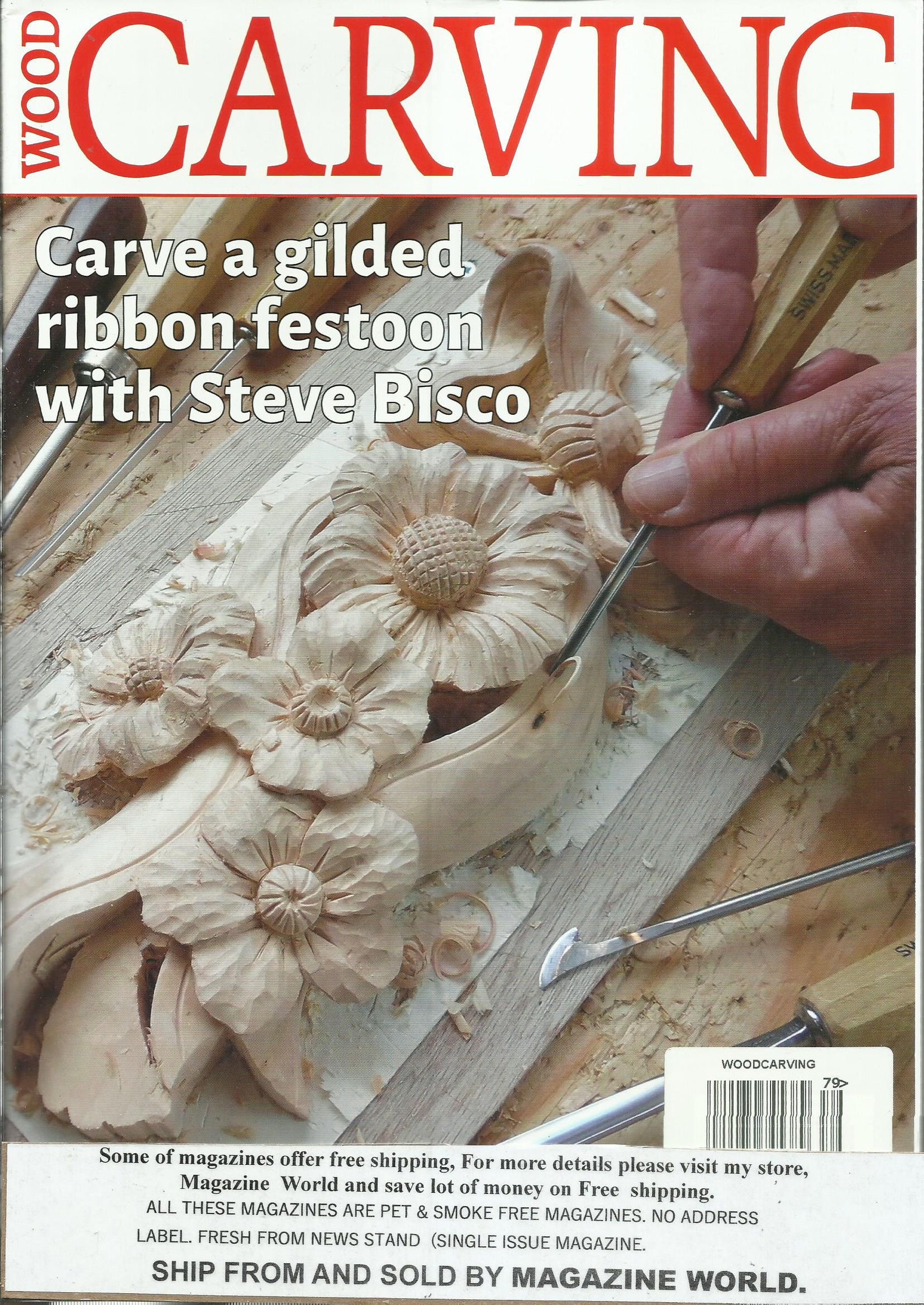 Wood Carving Magazine Carve a Ribbon Festoon With Steve Bisco Etsy
