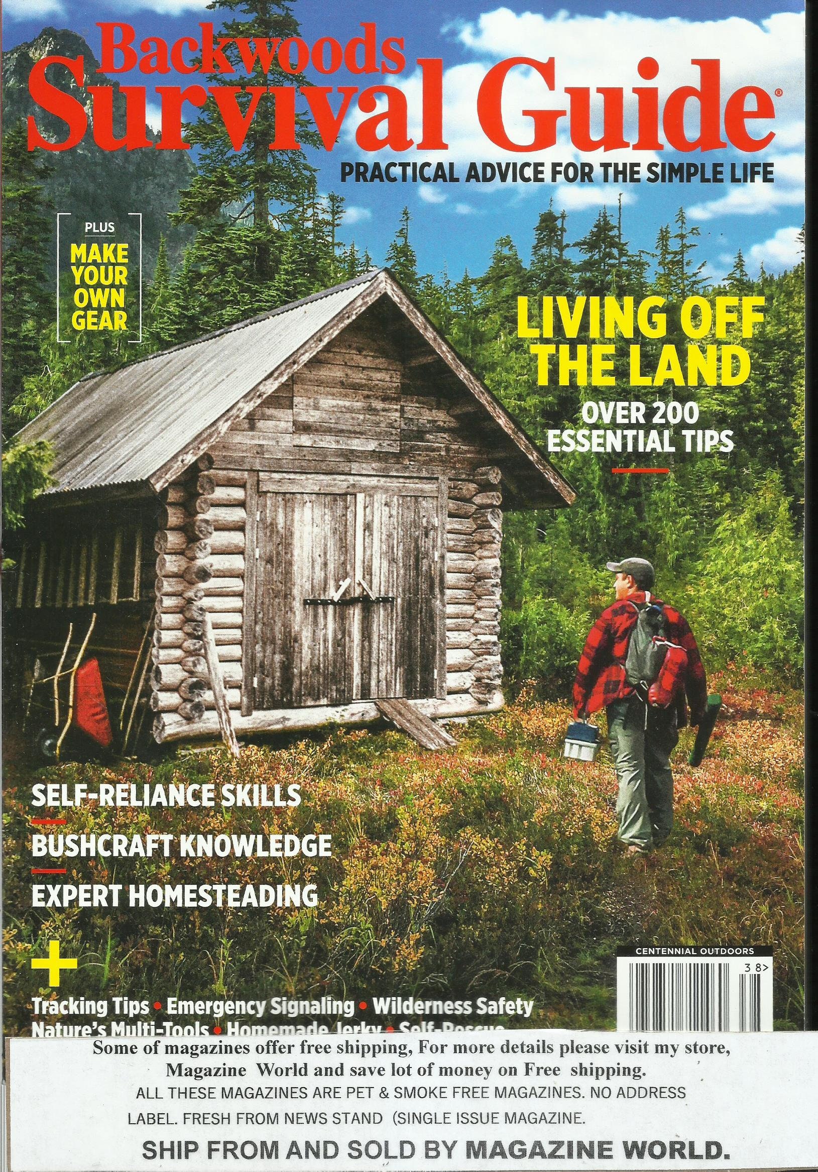 adviseren sokken verdrietig Backwoods Survival Guide Magazine Living Off The Land Isue | Etsy