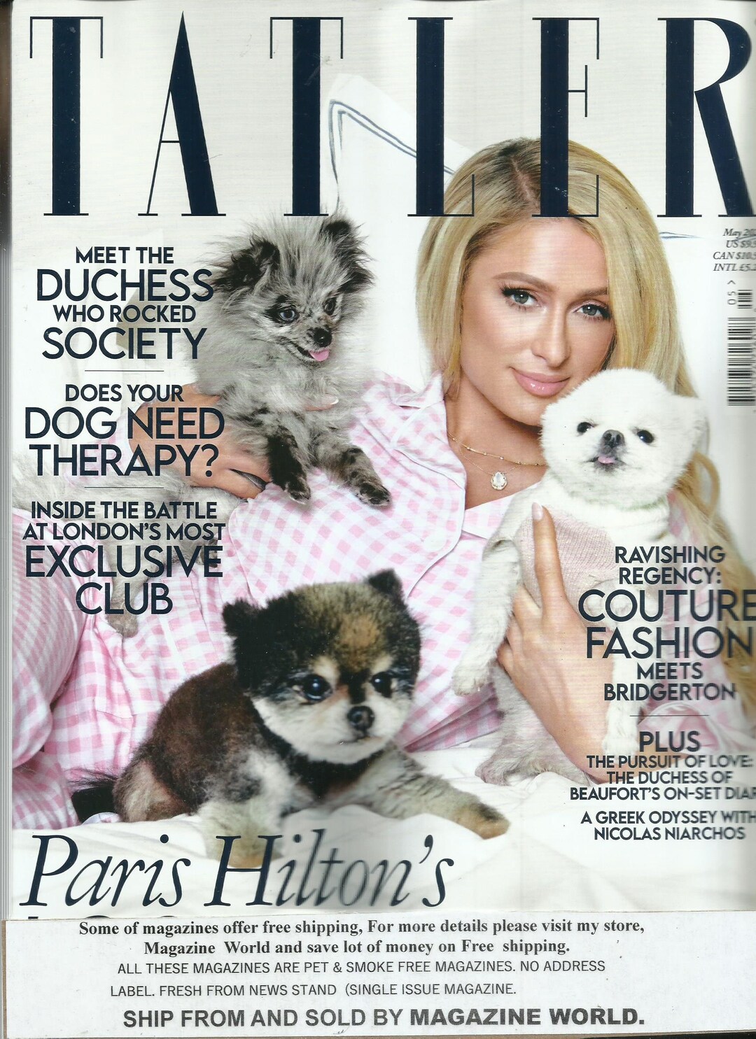 Tatler Magazine Paris Hilton's Lockdown May 2021 - Etsy Hong Kong Tatler Magazine Paris Hilton's Lockdown May 2021 - Etsy Hong Kong