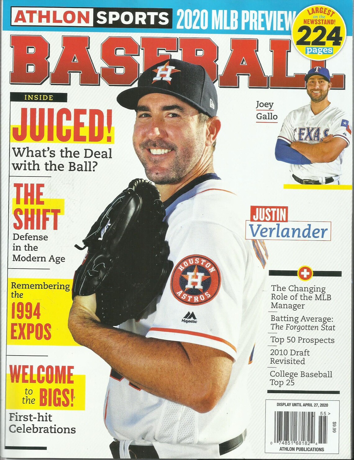 Athlon Sports Baseball Magazine Issue 2020 Vol. 33 No. 84 Etsy