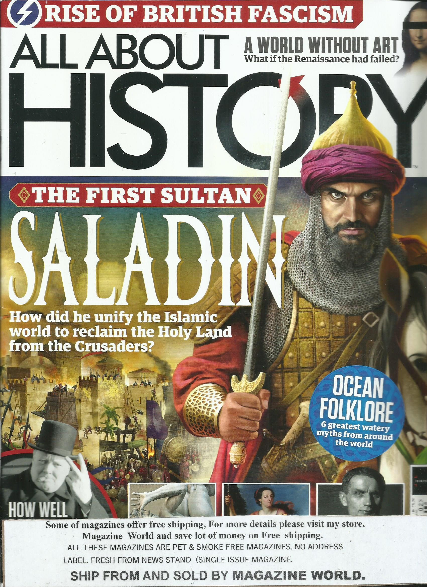 All About History Magazine the First Sultan Saladin Issue Etsy