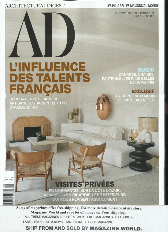 Architectural Digest Magazine L'influence Des Talents - Etsy Australia