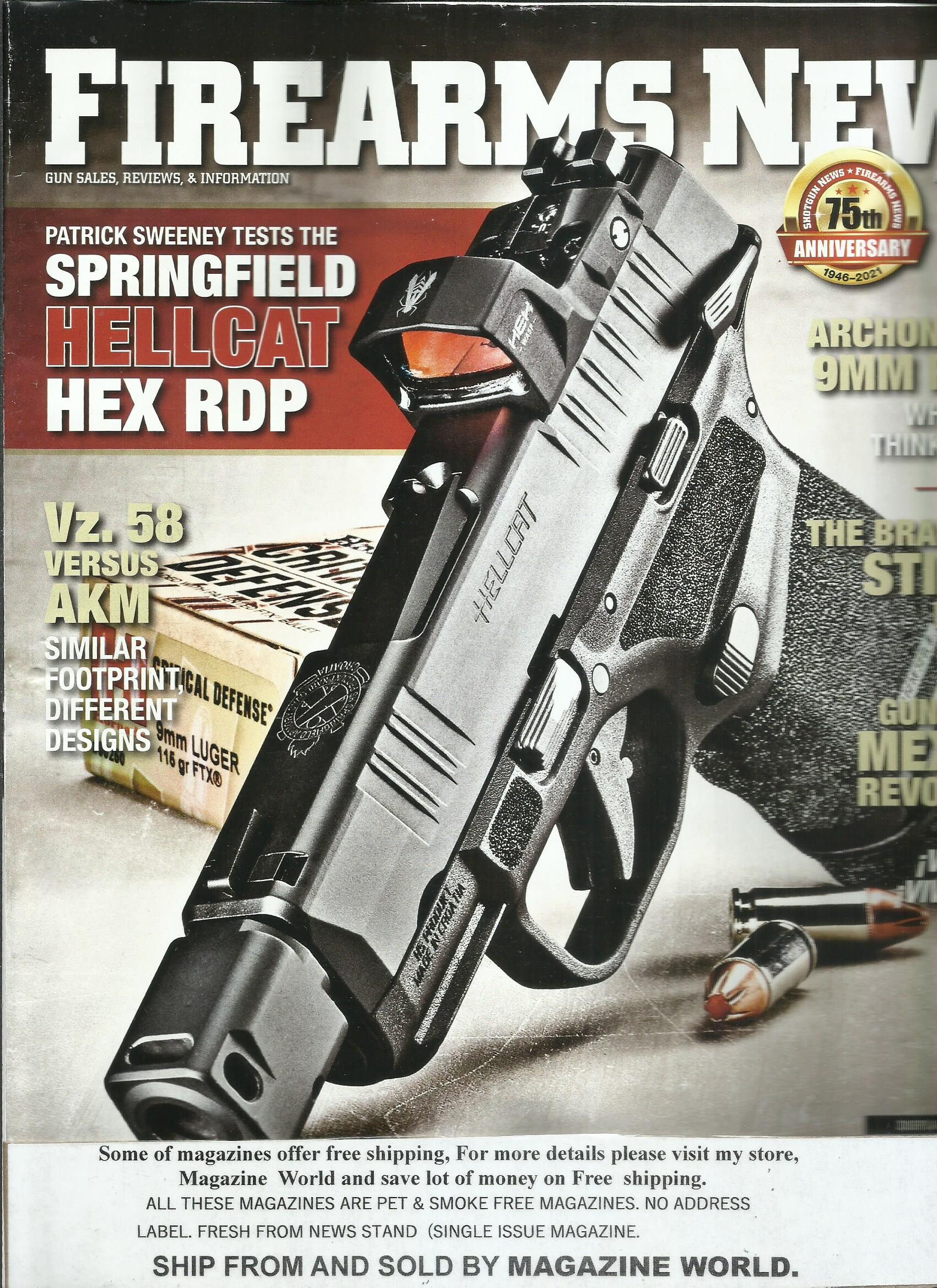 Firearms News Magazine 75th Anniversay April 2021 Issue - Etsy Israel