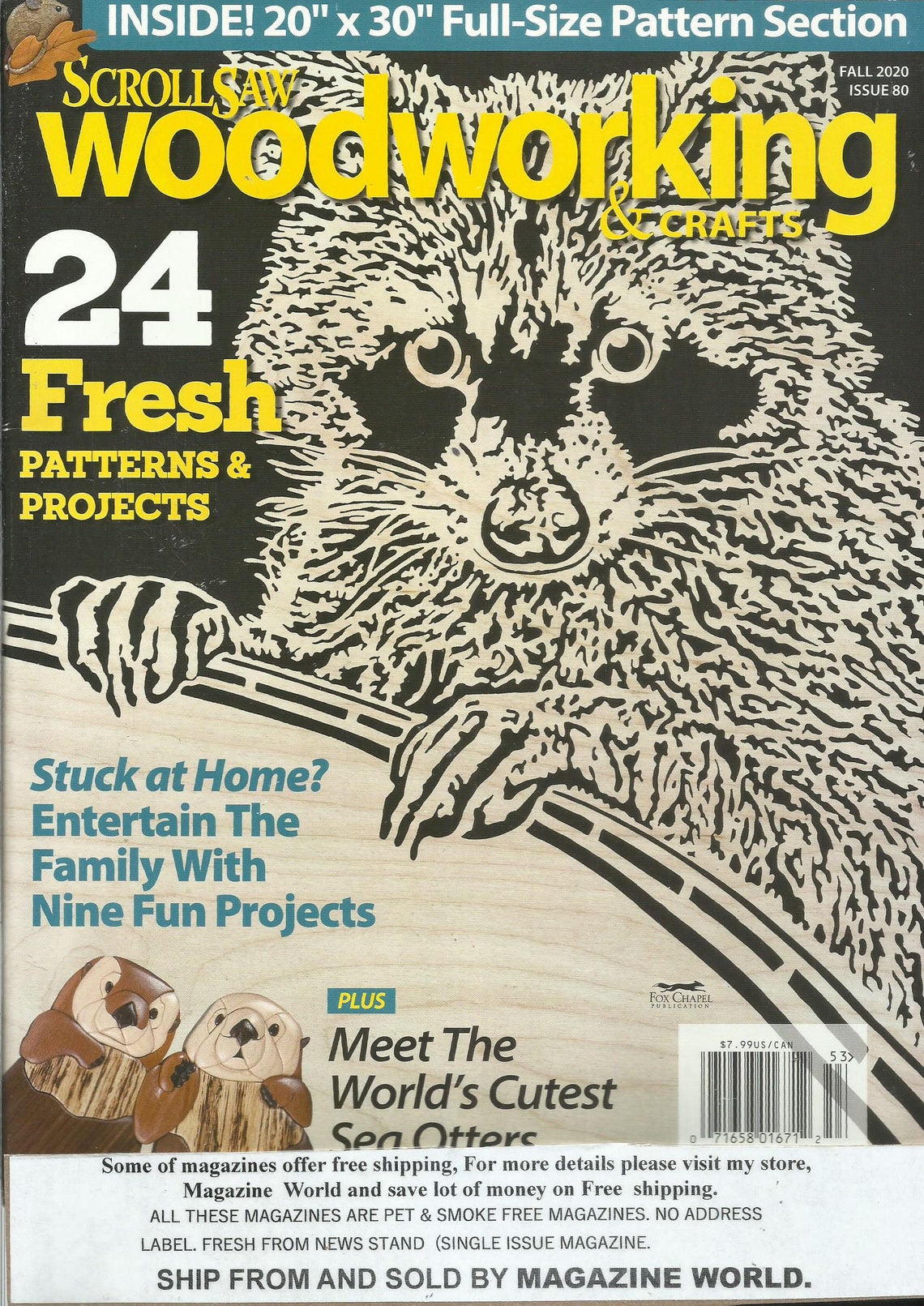 Scroll Saw Woodworking Magazine 24 Fresh Patterns & Etsy