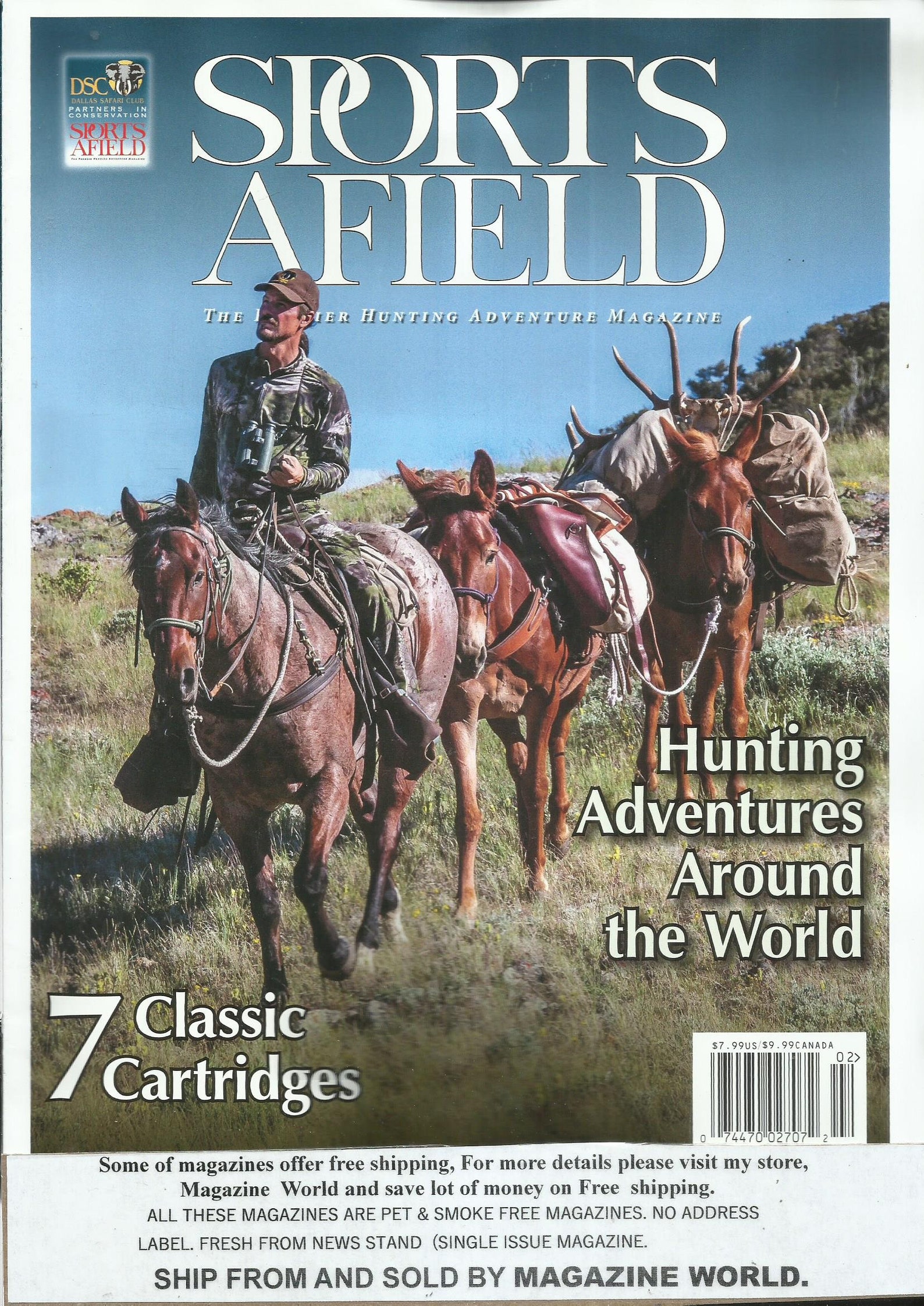 Sports Afield Magazine Hunting Adventures Iaround the World Etsy