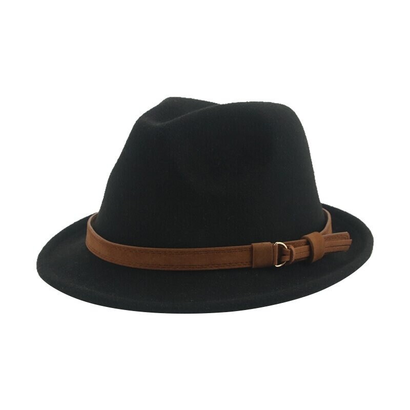 Hats for Women Fedora Winter Cowboy Hat Top Wool Jazz Caps gentlemen