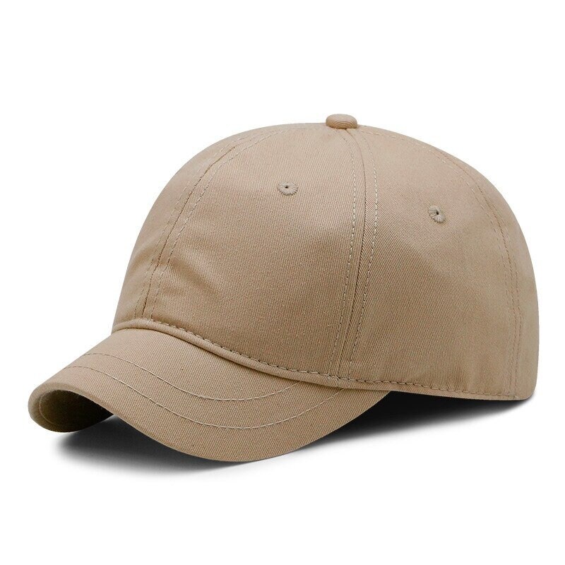 Small Brim Solid Color Baseball Cap summer Men's and Women's Sun Hat