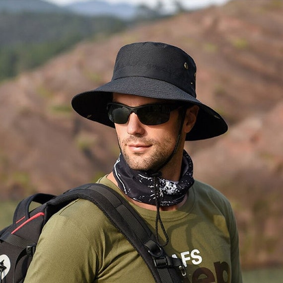 Men's Hat Panama Bucket Hat-outdoor Sun 