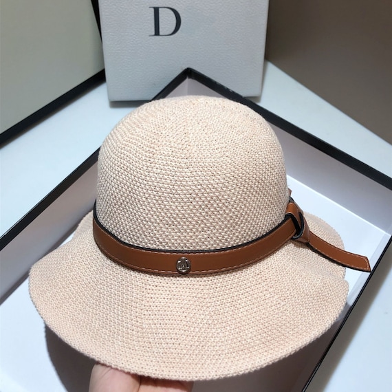 Belt Bucket Hats for Women- Big Brim Women's Sunshade Beach Hat-Luxury Bucket Hats for women-Outdoor Hats for Women-Summer hats-sun Hat