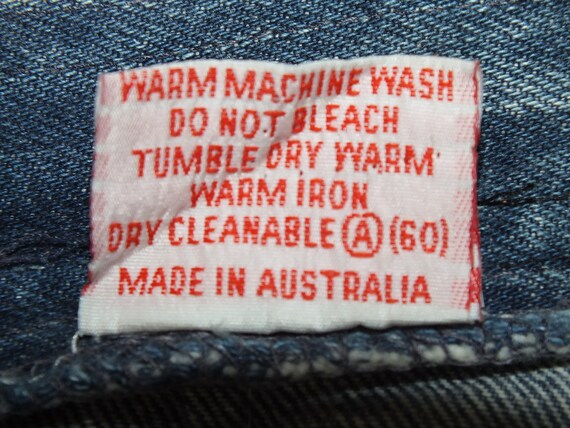 Vintage CORFU Jeans Dark BLUE Cotton 