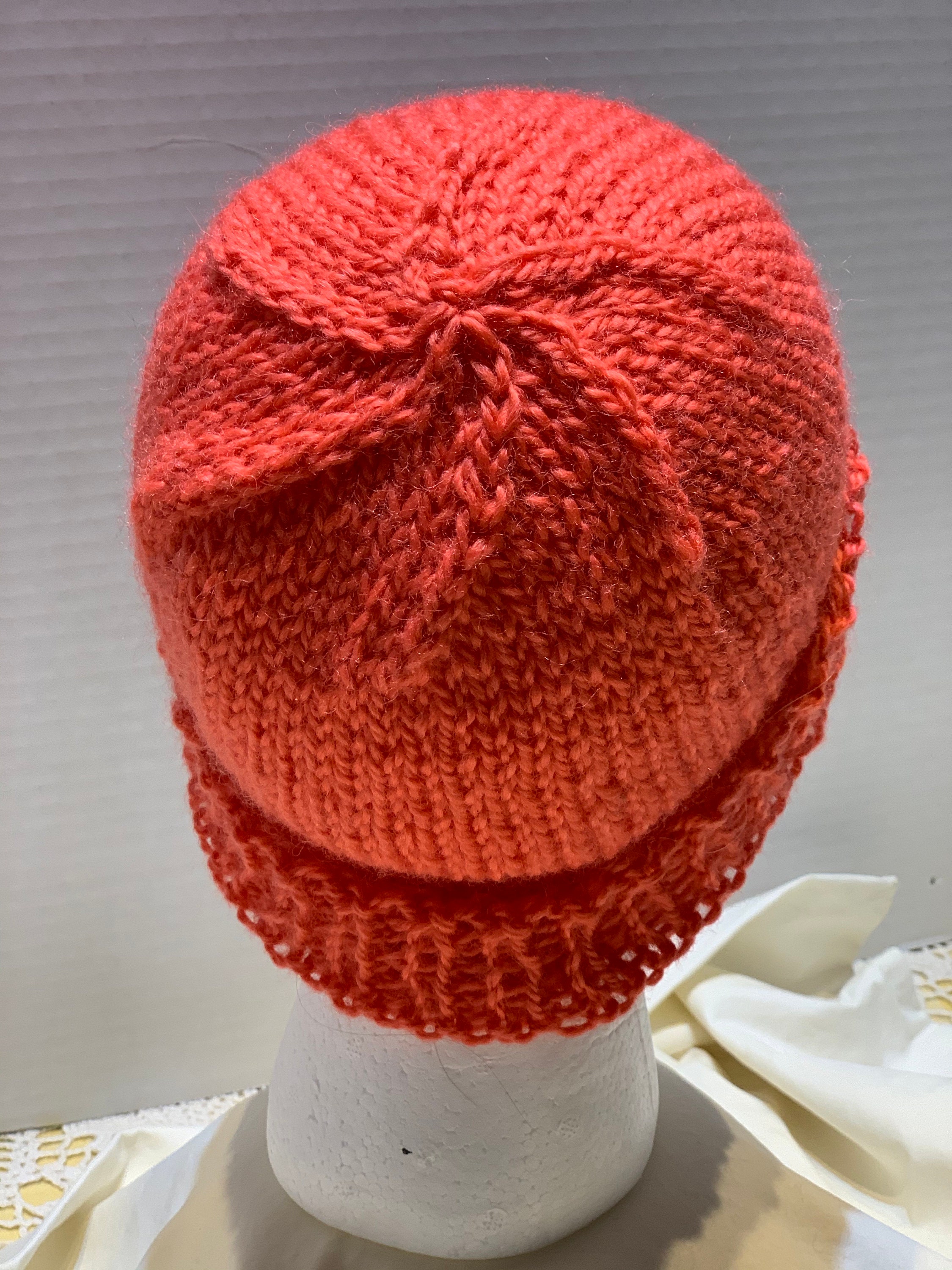 Woman's Hand Knit Toboggan Hat Etsy