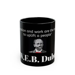 W.E.B. Du Bois &quot;Education and Work&quot; Mug, Empowerment Gift, Motivation Cup, Coffee Lover&#39;s Mug, Study or Office Decor