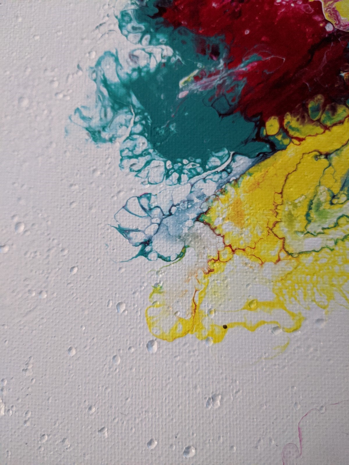 Vierte de pintura de palomitas de maíz de color | Etsy