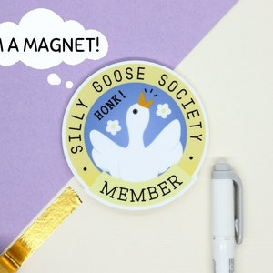 Alberne Gans Gesellschaft Mitglieds-Magnet