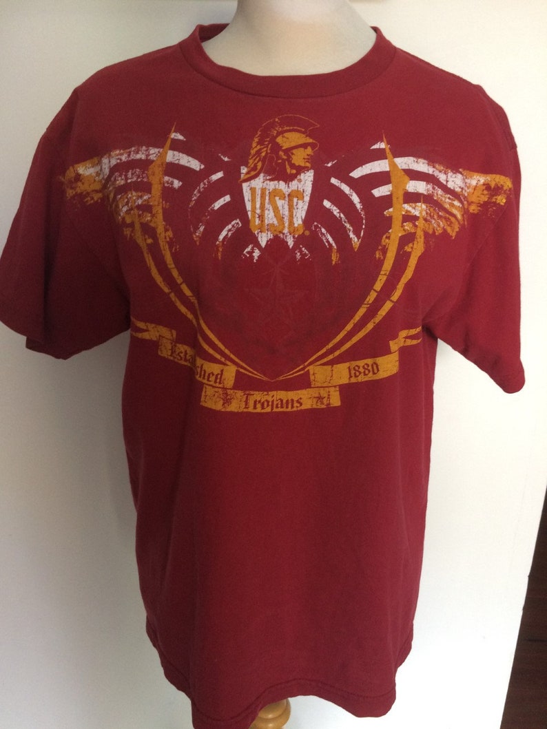 Vintage USC Trojans Men's Graphic Tee Size Large | Etsy