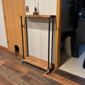 Firewood Storage Rack with Top Shelf | Log Holder Stand | Fireplace Wood Rack with Extra Storage | Heavy-Duty Metal Design | With Castors