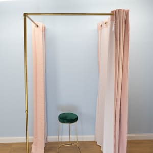 Custom Changing Room Curtain Rail - Sturdy Curtain Rail for Retail Dressing Room, Changing Area, Clothes Shop Fitting Room