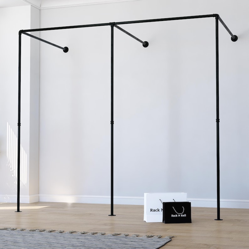 Changing Room Rods Double Changing Room Curtain Rail - Sturdy and Stylish Fitting Room ...
