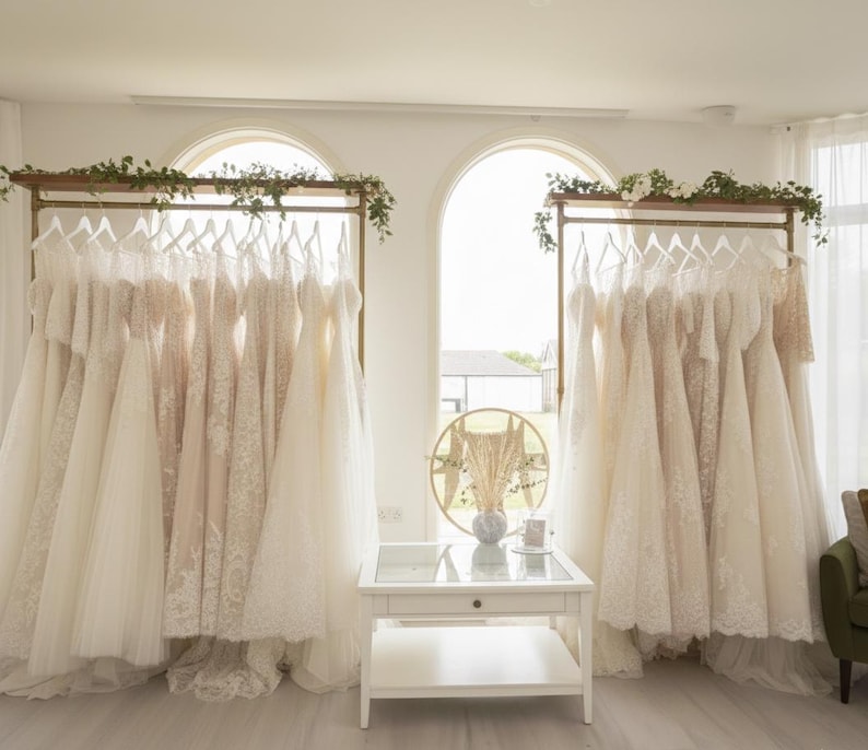 Bride Racks Freestanding Clothing Rack With Shelf | Handmade Industrial Pipe ...