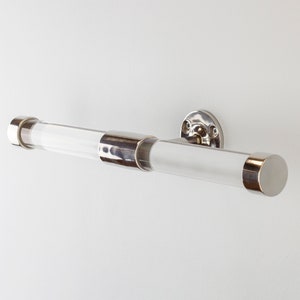 Acrylic Towel Bar in Lucite Premium Quality Towel Rack with Effortless End Bracket Installation Towel Rod Excellence 2 image 4