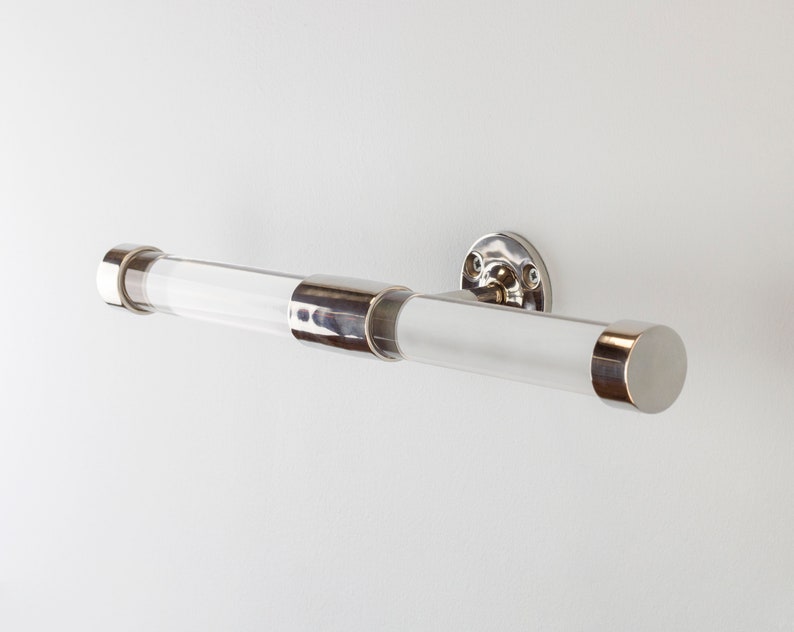 Acrylic Towel Bar in Lucite Premium Quality Towel Rack with Effortless End Bracket Installation Towel Rod Excellence 2 image 4