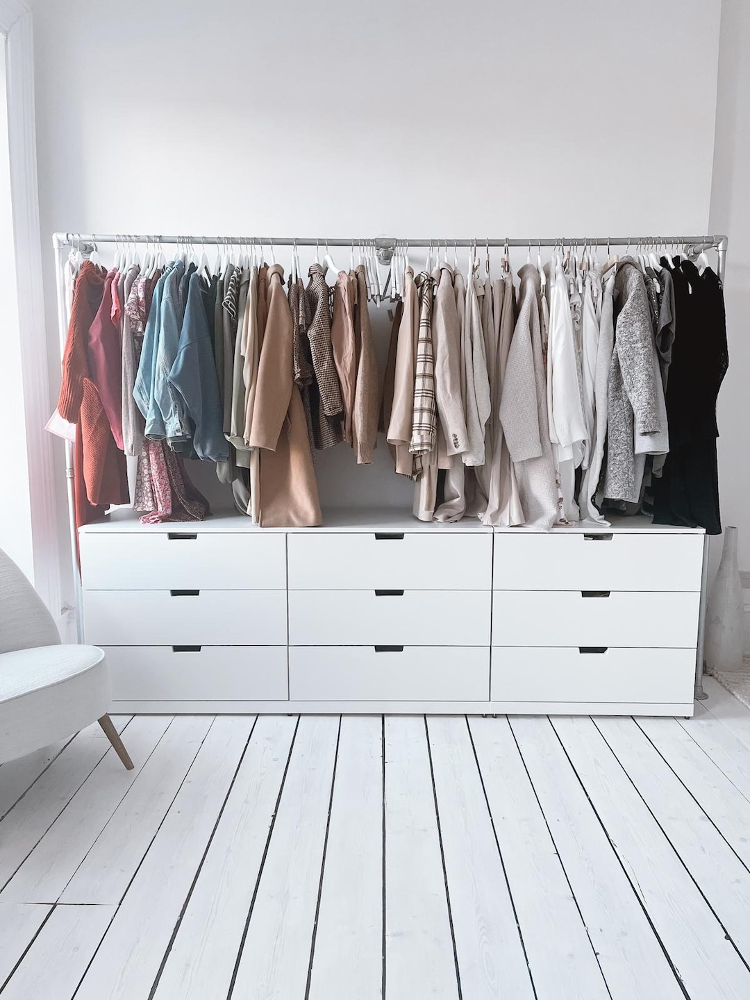 Galvanized pipe online for hanging clothes