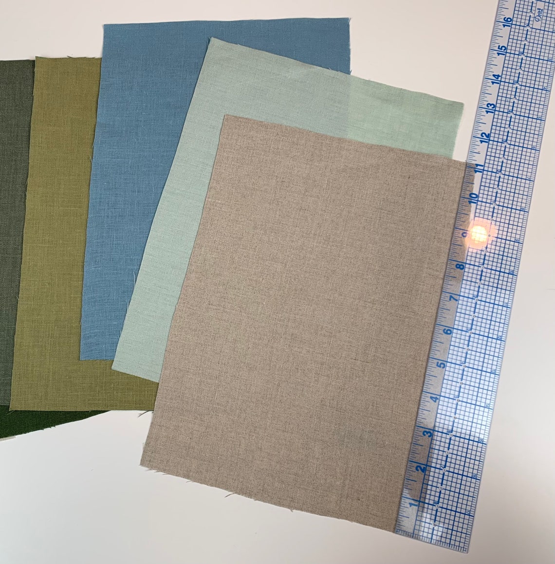 Linen Fabric Scraps. Linen for Craft Projects, Patch Sewing and Masks